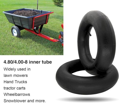 2 قطعة 4.80/4.00-8 الأنبوب الداخلي، 4.80/4.00-8 أنبوب شديد التحمل مع ساق صمام مستقيم TR-13 متوافق مع الأنبوب الداخلي لعربة اليد in Kuwait
