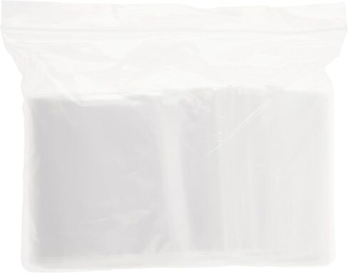 Plymor Zipper Reclosable Plastic Bags, 2 Mil with Hang-Hole, 3" x 8" (Pack of 100) in Saudi Arabia