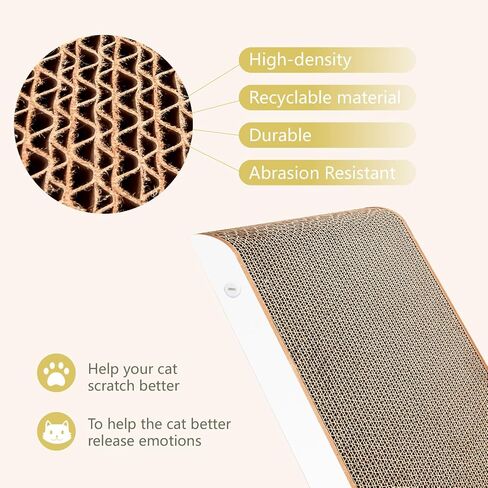 Cardboard Cat House,Vertical and Horizontal Cat Scratcher Board,Cardboard Cat Bed Suitable for Cats to Rest Cat Scratch Pad, Door Clips, Furniture Protectors from Cat Scratching in Saudi Arabia