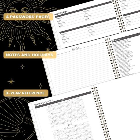 2024-2025 Student Planner - Academic School Planner 2024-2025, JUL 2024 to JUN 2025, 9'' x 11'', Weekly Lesson Planner, Planner 2024-2025 with Stickers, 3-Holes Punched in Saudi Arabia