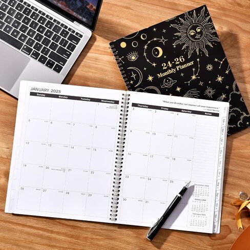 2024-2025 Student Planner - Academic School Planner 2024-2025, JUL 2024 to JUN 2025, 9'' x 11'', Weekly Lesson Planner, Planner 2024-2025 with Stickers, 3-Holes Punched in Saudi Arabia