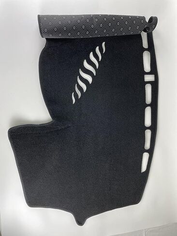 غطاء لوحة سيارة فورد فوكس 2012-2018 داش ماتس وسادة حماية الظل (سجادة ممتازة، أسود) in Kuwait