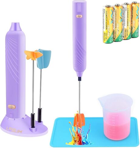 خلاط الراتنج، خلاط إيبوكسي بطارية محمول لتقليل الفقاعات، خلاط راتنجات الإيبوكسي، محرك الراتنج للراتنج، خلط السيليكون، بهلوان للحرف اليدوية in Kuwait