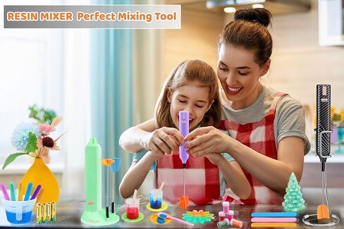 خلاط الراتنج، خلاط إيبوكسي بطارية محمول لتقليل الفقاعات، خلاط راتنجات الإيبوكسي، محرك الراتنج للراتنج، خلط السيليكون، بهلوان للحرف اليدوية in Kuwait