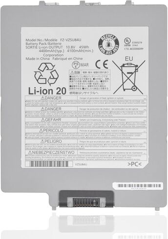 FZ-VZSU84U Battery for Panasonic FZ-G1 FZ-G1AABDXER Toughpad FZ-G1 Series FZ-VZSU84R FZ-VZSU96U FZ-VZSU96AU FZ-VZSU84K FZ-VZSU84A2K FZ-VZSU84A2R FZ-VZSU84A2U FZ-VZSU84AK FZ-VZSU84AR 10.8V 45Wh in Saudi Arabia