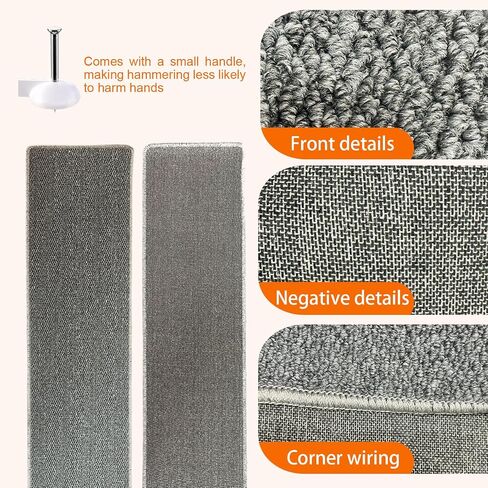 70.9"x 15.7" Thickened Extra Large Cat Wall Climbing Carpet with 10pcs Fixed Nails, Durable Cat Wall Furniture, Wall Scratcher, Scratching Post, Couch Sofa Protector in Saudi Arabia
