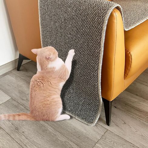 70.9"x 15.7" Thickened Extra Large Cat Wall Climbing Carpet with 10pcs Fixed Nails, Durable Cat Wall Furniture, Wall Scratcher, Scratching Post, Couch Sofa Protector in Saudi Arabia