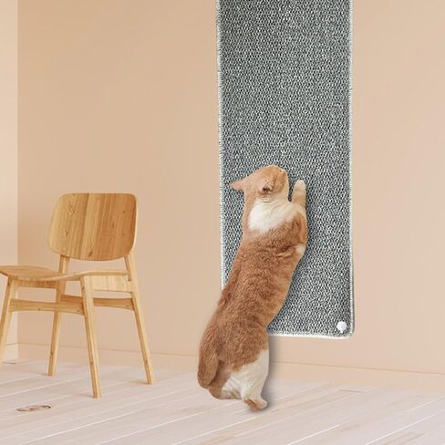 70.9"x 15.7" Thickened Extra Large Cat Wall Climbing Carpet with 10pcs Fixed Nails, Durable Cat Wall Furniture, Wall Scratcher, Scratching Post, Couch Sofa Protector in Saudi Arabia