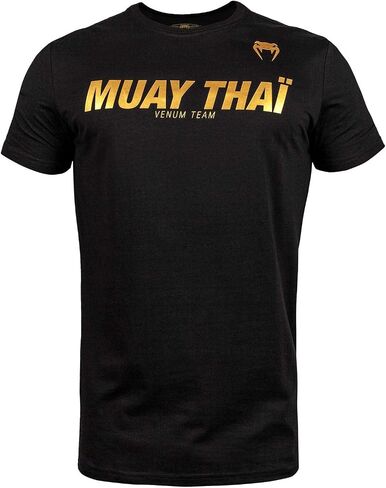 Venum Muay Thai VT T-Shirt - Black/Gold - M in Saudi Arabia