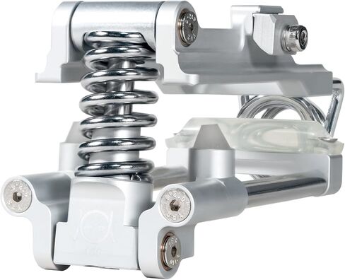 Air Seat Full-Floating Bicycle Saddle Suspension System for Road Cycling & Hybrid/Comfort Biking, Absorb Shocks Enhance Comfort for Cyclists - 80KG Silver in Saudi Arabia