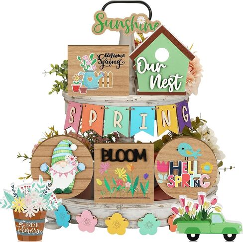 20 Pcs Back to School Theme Tiered Tray Decoration Schoolbag School Bus Wood Sign Tray Decor Pencil Books Wood Tabletop Tiered Tray for Classroom Tutor Party Gift Supplies in Saudi Arabia