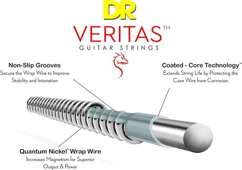 DR Strings VERITAS Electric Guitar Strings (VTE-10/52) in Saudi Arabia
