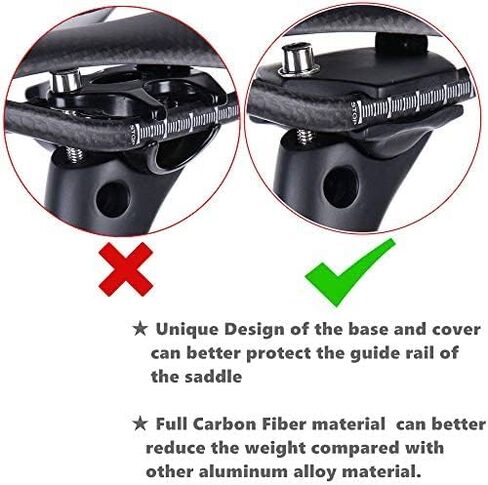 Carbon Fiber Seat Post Mountain/Road Bike Seat Tube 3K/UD Matte, Offset 20mm,Diameter 31.6/30.9/27.2mm,Weight 165g in Saudi Arabia