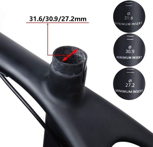 Carbon Fiber Seat Post Mountain/Road Bike Seat Tube 3K/UD Matte, Offset 20mm,Diameter 31.6/30.9/27.2mm,Weight 165g in Saudi Arabia