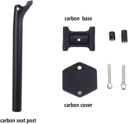 Carbon Fiber Seat Post Mountain/Road Bike Seat Tube 3K/UD Matte, Offset 20mm,Diameter 31.6/30.9/27.2mm,Weight 165g in Saudi Arabia