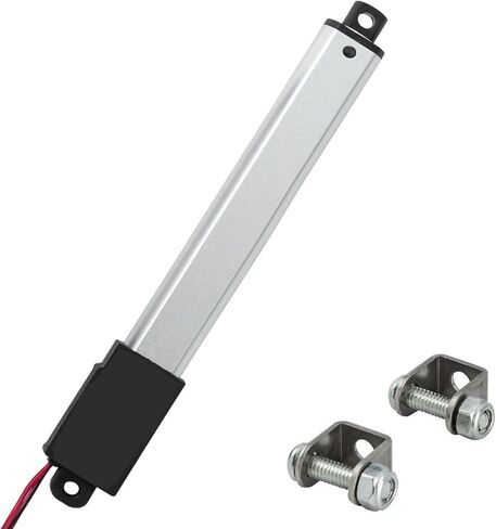 2 Inch 2" Stroke DC 12V Micro Linear Actuator 1.44lbs/6.4N Speed 6"/sec with Mounting Brackets,for Robotics, Home Automation in Saudi Arabia