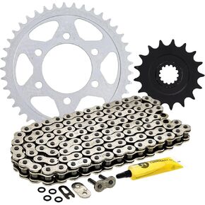 NICHE Drive Sprocket Chain Combo for Kawasaki Ninja ZX10R Front 17 Rear 41 Tooth 525VM-X X-Ring 110 Links in Saudi Arabia