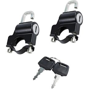 2PCS Motorcycle Helmet Lock, Heavy-Duty Anti-Theft Security Cable Lock, Universal Fit for 22-26mm Handlebars, Tamper-Resistant for Motorbike, Scooter, Street Bike in Saudi Arabia