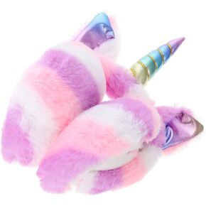 Unicorn Earmuffs Unicorn Stuffy Running Ear Warmer For Women Cute Sleeping Ears Unicorn Mask Soft Furry in Saudi Arabia
