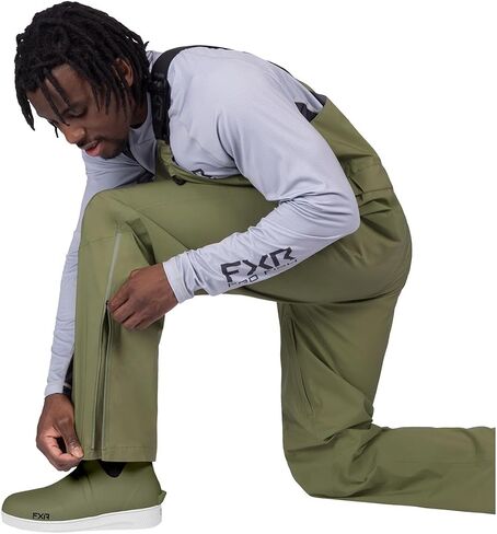 FXR Men's Adventure Lite Tri-Laminate Bib Pant 2025 (Black - Small) in Saudi Arabia