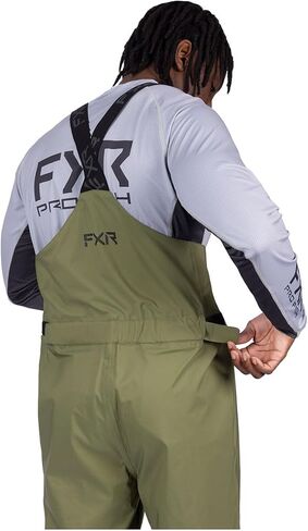 FXR Men's Adventure Lite Tri-Laminate Bib Pant 2025 (Black - Small) in Saudi Arabia