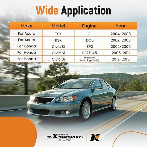 MaxPeedingRods Clutch Master & Slave Cylinder Line Assembly Kit Ktd-Clk-Kms لـ Acura RSX 2002-2006 ، لـ Acura TSX CL 2004-2008 ، لـ Honda Civic SI (EP3)/ SI (FG2 FA5)/ SI 2002-2015 in Saudi Arabia