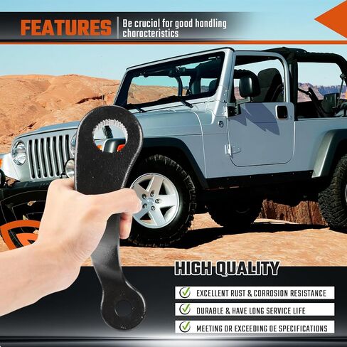 Drop Pitman Arm Compatible with Jeep Wrangler YJ & TJ 1987-2006 | Cherokee XJ 1984-2001 | Comanche MJ 1984-2001- Replaces#6605 in Kuwait
