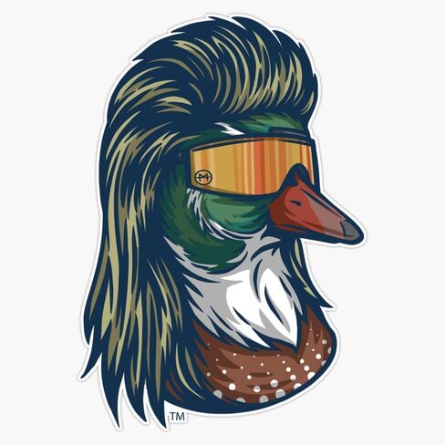 Duck Meullet Sticker Lugper Sticker Vinyl Decal 5 " in Saudi Arabia