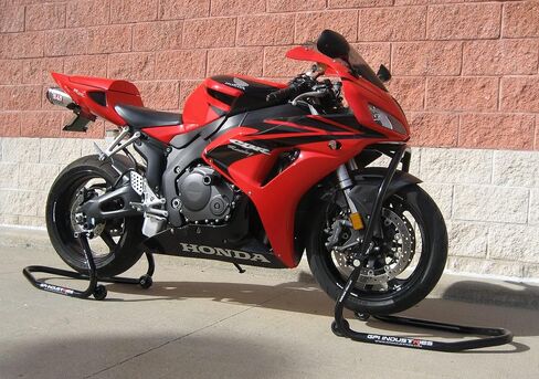 GP Pro Series - Gloss Black Universal Universal الأمامي والخلفي مجموعة الدراجات النارية Paddock Paddock مصاعد ل Kawasaki Suzuki Honda Yamaha BMW Ducati Triumph Sport and Sport Touring Bikes in Saudi Arabia
