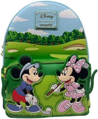 Loungefly Disney Mickey & Minnie Golf Mini Propack و Green Vegan Leather و Golf Course Design in Saudi Arabia