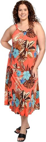 Bohemian Long Maxi Dress Casual Loose Print Summer Floral Sundress in Saudi Arabia