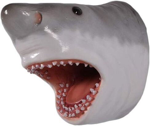 Great White Shark Head Trophy Wall Sculpture Decor in Saudi Arabia