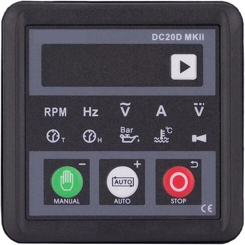LWTZAORYI DC20D MKII وحدة التحكم في وحدة التحكم DC20D SMALL DIESEL Diesel Genet Controller لوحة USB القابلة للبرمجة in Saudi Arabia
