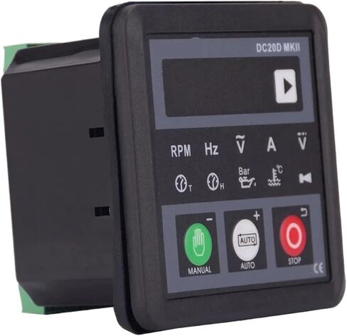 LWTZAORYI DC20D MKII وحدة التحكم في وحدة التحكم DC20D SMALL DIESEL Diesel Genet Controller لوحة USB القابلة للبرمجة in Saudi Arabia