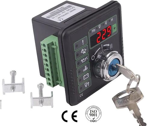 LWTZAORYI 1Pcs DC10G DC10K Generator Engine Multifunction Manual Start Stop Controller Panel for Generator Parts(DC10K) in Saudi Arabia