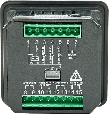 LWTZAORYI 1Pcs DC10G DC10K Generator Engine Multifunction Manual Start Stop Controller Panel for Generator Parts(DC10K) in Saudi Arabia