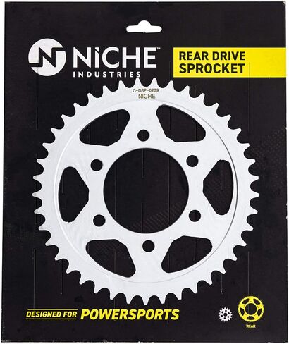 NICHE Drive Sprocket Chain Combo for Kawasaki Ninja ZX10R Front 17 Rear 41 Tooth 525VM-X X-Ring 110 Links in Saudi Arabia