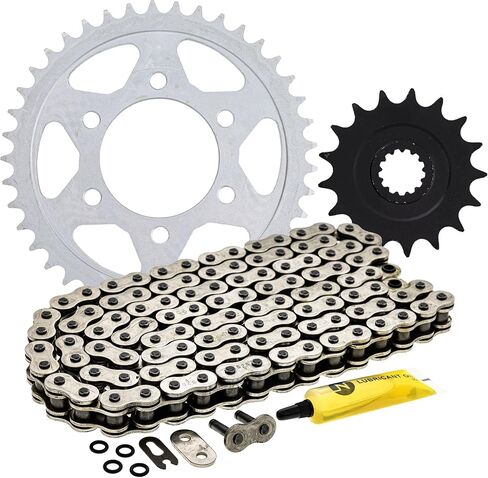 NICHE Drive Sprocket Chain Combo for Kawasaki Ninja ZX10R Front 17 Rear 41 Tooth 525VM-X X-Ring 110 Links in Saudi Arabia