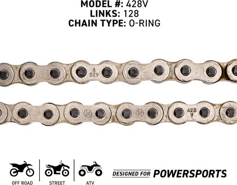 NICHE Drive Sprocket Chain Combo for Yamaha XT250 Front 15 Rear 48 Tooth 428 O-Ring 128 Links in Kuwait