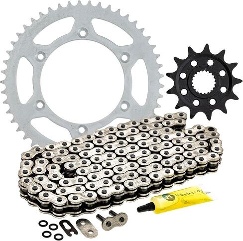 كومبو سلسلة ضرس محرك الأقراص المتخصصة ل yamaha yz250f الأمامية 13 الخلفية 49 الأسنان 520V-x x-ring 112 روابط in Kuwait