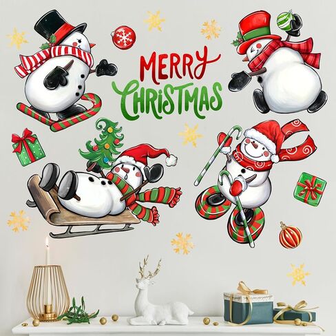 Mfault Merry Christmas Tree ملصقات الحائط، الوردي الأخضر عيد الميلاد الكلب القط مخلب طباعة الزينة غرفة النوم الفن، كرة عيد الميلاد السنة الجديدة 2025 عطلة المنزل ديكور المطبخ الحيوانات الأليفة محبي الهدايا in Kuwait