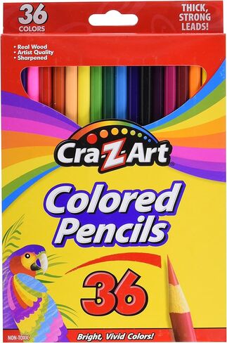 Cra-Z-Art Classic Colored Pencils, 3.3 mm, Assorted Colors, Pack Of 36 Pencils in Saudi Arabia