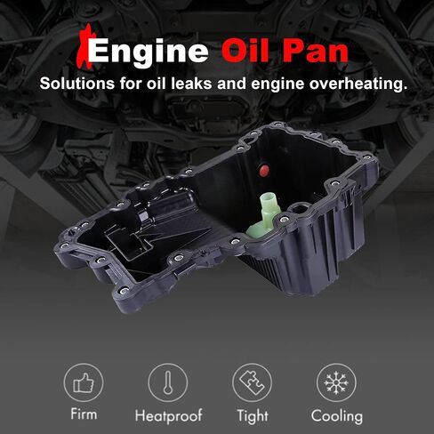 264-336 مقلاة زيت المحرك مع قابس التصريف متوافق مع Ford F150 2015 2016 2017 2018 2.7L V6 استبدال CA6010400 in Saudi Arabia