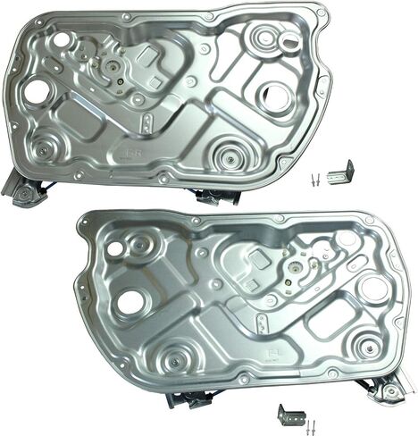 Front Driver (Left) & Passenger (Right) Side Loaded Power Window Regulator Door Fit for 2010-2016 Genesis Coupe 2.0L 3.8L 82471-2M000 82481-2M000 in Saudi Arabia
