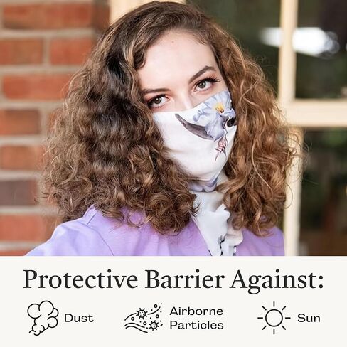 Scarf Mask – Adjustable Fashion Mask Neck Gaiter – Made of Polyester, Balaclava Mask for Women – Bandana in Saudi Arabia