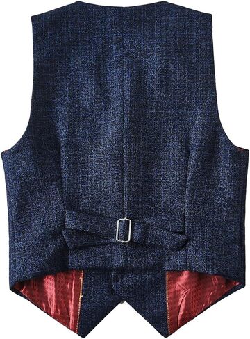 Boys Suit Formal Kids Wedding Outfit 3 Piece Slim Fit Boys Suit Vest Pants Shirt Set with Tie in Kuwait