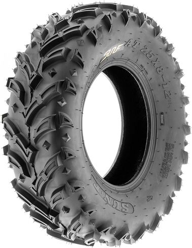 Sunf 25x8-12 ATV UTV Muddy Tyre 25x8x12 Dirt Mud 6 Pr A024-1-زوج 2 in Saudi Arabia