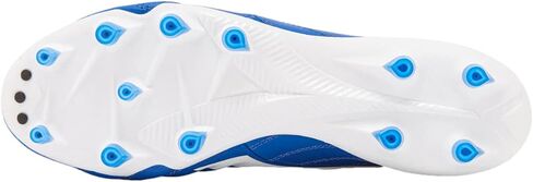 Diadora Brasil Elite 2 Tech Ita LPX Cleats Ground Cleats - جلد عالي الجودة ، خفيفة الوزن ، مصنوعة في أحذية كرة القدم إيطاليا (أبيض/أبيض) (أزرق/أبيض) in Kuwait
