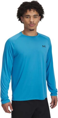 Under Armour Men's Tech 2.0 Long-Sleeve T-Shirt, (410) Academy / / Black, X-Large in Saudi Arabia
