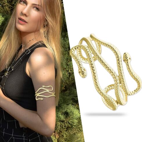 rechicgu chic مصر cleopatra دوامة الأفعى أذرع أذرع سلالة مفتوحة سوار البولي البولي 8 سم in Saudi Arabia